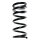 Suspension spring set rear coil spring 362mm SPIDAN for PAJERO IV