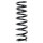 Suspension spring set rear coil spring 327mm SPIDAN for ALFA ROMEO 159