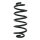 Fahrwerksfeder-Set hinten Schraubenfeder 268mm SPIDAN für RENAULT TWINGO III