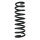 Suspension spring set rear coil spring 327mm SPIDAN for ix35 LM