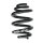 Fahrwerksfeder-Set hinten Schraubenfeder 261mm SPIDAN für VW TRANSPORTER T6