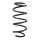 Suspension spring set front coil spring 309mm SPIDAN for VW POLO IV
