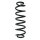 Fahrwerksfeder-Set hinten Schraubenfeder 348mm SPIDAN für VW GOLF VII