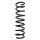 Suspension spring set rear coil spring 399mm SPIDAN for FORD KUGA II