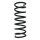 Suspension spring set rear coil spring 332mm SPIDAN for FORD MONDEO III