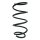 Suspension spring set front coil spring 319mm SPIDAN for MINI MINI Cabriolet