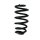 Fahrwerksfeder-Set hinten Schraubenfeder 281mm SPIDAN für AUDI A4 B7