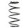 Fahrwerksfeder-Set vorne Schraubenfeder 301mm SPIDAN für OPEL VECTRA B