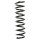 Suspension spring set rear coil spring 351mm SPIDAN for AUDI A4 B5