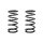 Suspension spring set rear coil spring 269mm SPIDAN for GRANDIS NA W