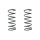 Fahrwerksfeder-Set hinten Schraubenfeder 292mm SPIDAN für DAIHATSU TREVIS 1.0