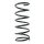 Fahrwerksfeder-Set hinten Schraubenfeder 292mm SPIDAN für DAIHATSU TREVIS 1.0