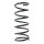 Suspension spring set rear coil spring 292mm SPIDAN for DAIHATSU TREVIS 1.0