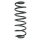 Fahrwerksfeder-Set hinten Schraubenfeder 316mm SPIDAN für FORD FIESTA VI