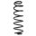 Fahrwerksfeder-Set hinten Schraubenfeder 323mm SPIDAN für AUDI A1 Sportback