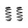 Fahrwerksfeder-Set hinten Schraubenfeder 245mm SPIDAN für BMW X1 (F48)