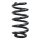 Suspension spring set front coil spring 273mm SPIDAN for AUDI A4 B6