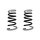 Suspension spring set rear coil spring 325mm with sleeve SPIDAN for VOLVO XC90 I