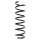 Fahrwerksfeder-Set hinten Schraubenfeder 358mm SPIDAN für BMW 5 (E60)
