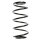 Fahrwerksfeder-Set vorne Schraubenfeder 310mm SPIDAN für OPEL ASTRA F