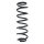 Fahrwerksfeder-Set hinten Schraubenfeder 325mm SPIDAN für VW GOLF VII