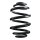 Fahrwerksfeder-Set hinten Schraubenfeder 242mm SPIDAN für BMW 3 (E46)