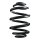 Fahrwerksfedern-Set hinten Schraubenfeder 242mm SPIDAN für u.a. BMW 3 E46