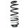 Fahrwerksfeder-Set hinten Schraubenfeder 357mm SPIDAN für FORD ECOSPORT 1.0