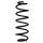 Fahrwerksfeder-Set hinten Schraubenfeder 316mm SPIDAN für FORD FIESTA VII
