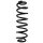 Fahrwerksfeder-Set hinten Schraubenfeder 367mm SPIDAN für SKODA OCTAVIA III