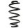 Fahrwerksfeder-Set hinten Schraubenfeder 280mm SPIDAN für NISSAN X-TRAIL III