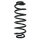 Fahrwerksfeder-Set hinten Schraubenfeder 333mm SPIDAN für VW PASSAT B7