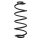 Fahrwerksfeder-Set hinten Schraubenfeder 334mm SPIDAN für PEUGEOT 207/207+ (WA_)