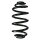 Fahrwerksfeder-Set hinten Schraubenfeder 318mm SPIDAN für CHEVROLET ORLANDO J309