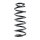 Suspension spring set rear coil spring 296mm SPIDAN for OUTBACK BL