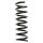 Suspension spring set front coil spring 343mm SPIDAN for MERCEDES E KLASSE W210