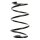 Suspension spring set front coil spring 325mm SPIDAN for BMW 5 E39