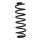 Fahrwerksfeder-Set hinten Schraubenfeder 340mm SPIDAN für AUDI Q2 (GAB)