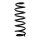 Suspension spring set rear coil spring 335mm SPIDAN for ALFA ROMEO 159