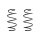 Suspension spring set front coil spring 315mm SPIDAN for VW GOLF VII