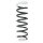 Fahrwerksfeder-Set hinten Schraubenfeder 316mm SPIDAN für MERCEDES A-KLASSE W168