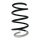 Fahrwerksfeder-Set vorne Schraubenfeder 301mm SPIDAN für RENAULT LAGUNA Coupe
