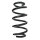 Suspension spring set front coil spring 299mm SPIDAN for AUDI Q5 8RB