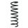 Fahrwerksfeder-Set hinten Schraubenfeder 337mm SPIDAN für VOLVO S40 II