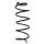 Suspension spring set Replacement Fit SPIDAN for SEAT IBIZA III