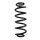 Fahrwerksfeder-Set hinten Schraubenfeder 322mm SPIDAN für AUDI A4 B9