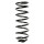 Suspension spring set rear coil spring 378mm SPIDAN for VOLVO V70 I