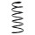 Suspension spring set front coil spring 455mm SPIDAN for VOLVO V70 II