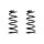 Fahrwerksfeder-Set hinten Schraubenfeder 245mm SPIDAN für HONDA CIVIC VII