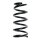 Fahrwerksfeder-Set hinten Schraubenfeder 245mm SPIDAN für HONDA CIVIC VII